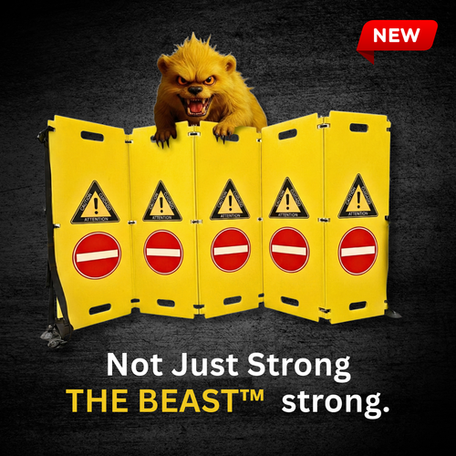 NEW: THE BEAST™ Barricades Delco Elevator Products Delco Elevator Products
